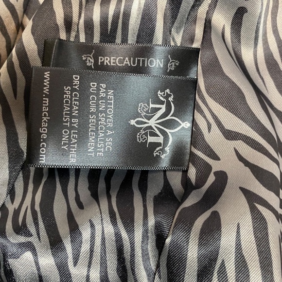 Mackage for Aritzia Leather Jacket - Picture 6 of 7